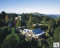 Aerial View Of Larnach Lodge