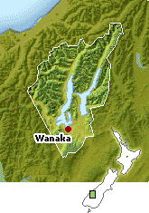 Wanaka Region Map